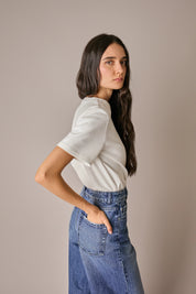 T-shirt in cotone spesso