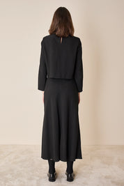 Blusa in tessuto fluido