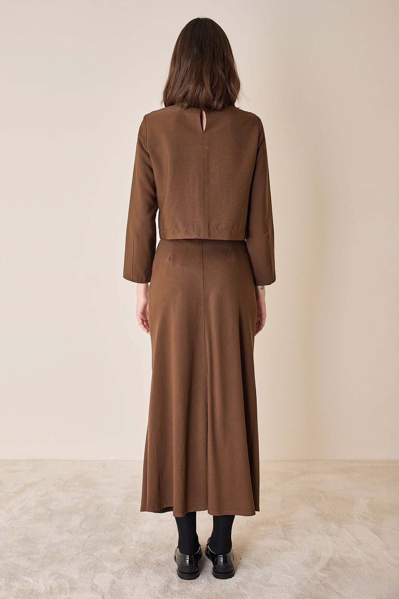 Blusa in tessuto fluido