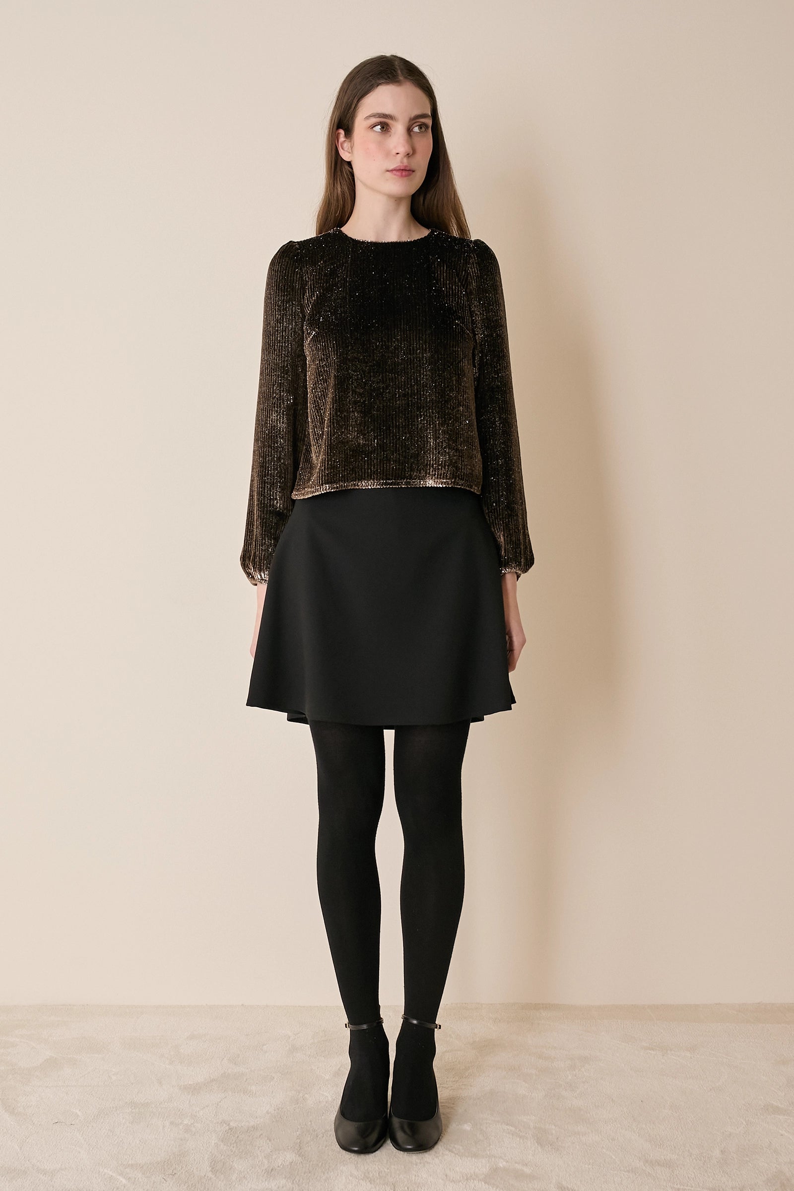 Top in spugnetta lurex