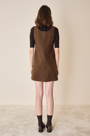 Virgin wool A-line dress