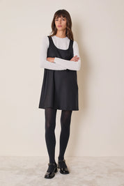 Virgin wool A-line dress