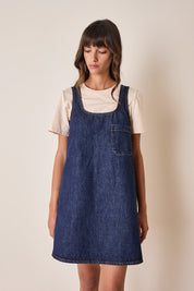 Abito a trapezio in denim