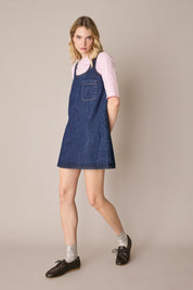 Denim A-line dress