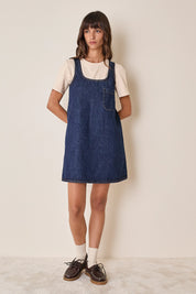 Abito a trapezio in denim