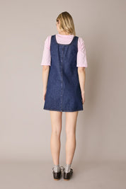 Denim A-line dress