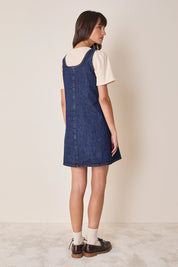 Abito a trapezio in denim