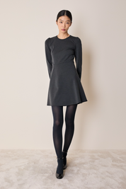 Wool jersey dress
