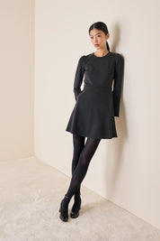 Wool jersey dress