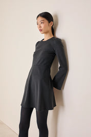 Wool jersey dress