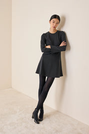 Wool jersey dress