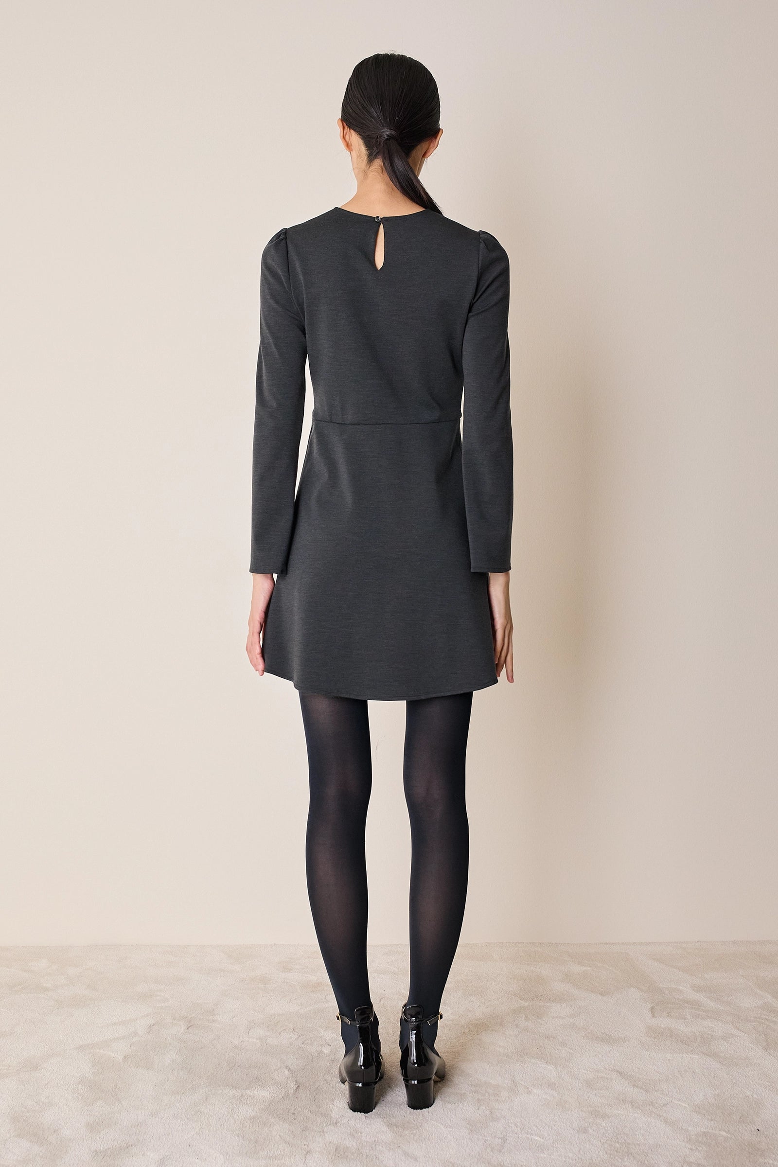 Wool jersey dress
