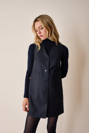 Abito gilet in lana vergine