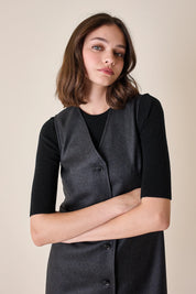 Abito gilet in lana vergine