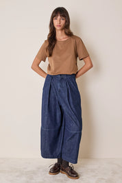Pantaloni balloon in denim