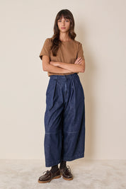 Pantaloni balloon in denim