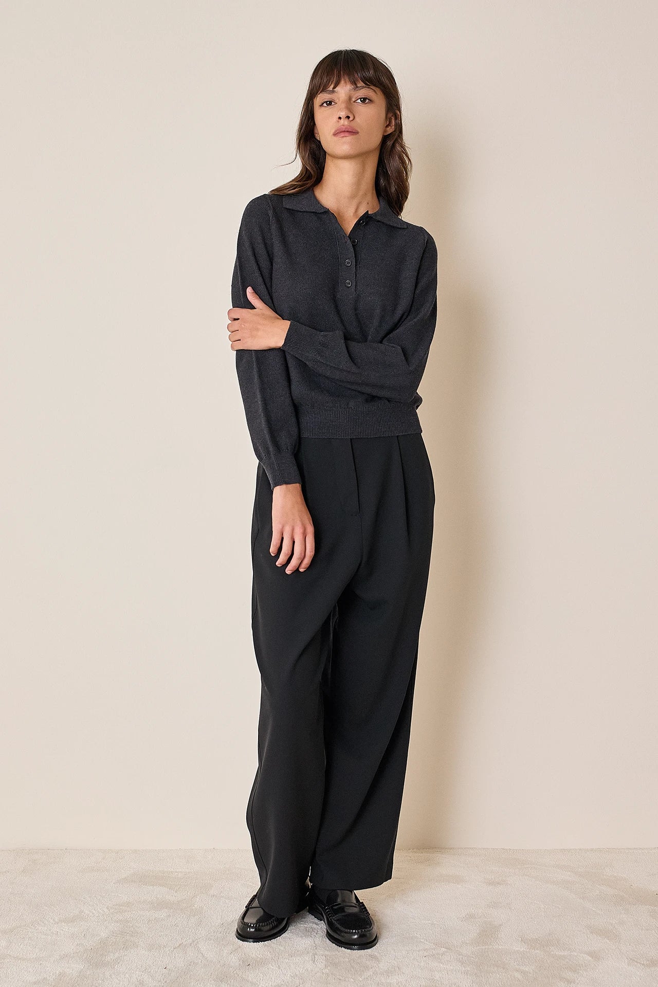 Pantaloni con pinces