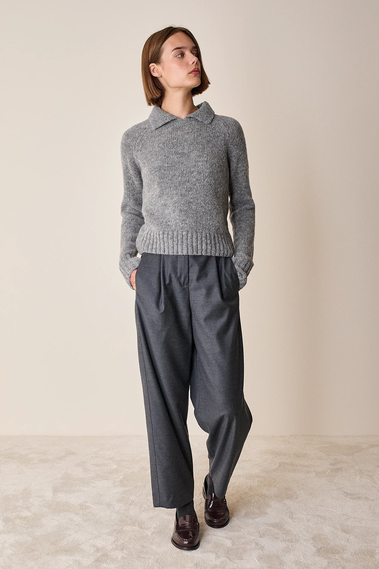 Pantaloni con pinces