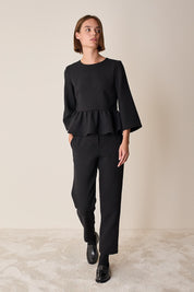 Pantaloni in lana stretch