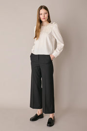 Pantaloni timeless in fresco lana
