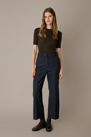 Pantaloni timeless in fresco lana