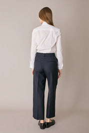 Pantaloni timeless in fresco lana
