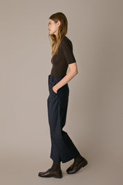 Pantaloni timeless in fresco lana