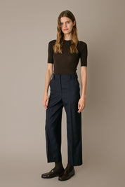 Pantaloni timeless in fresco lana