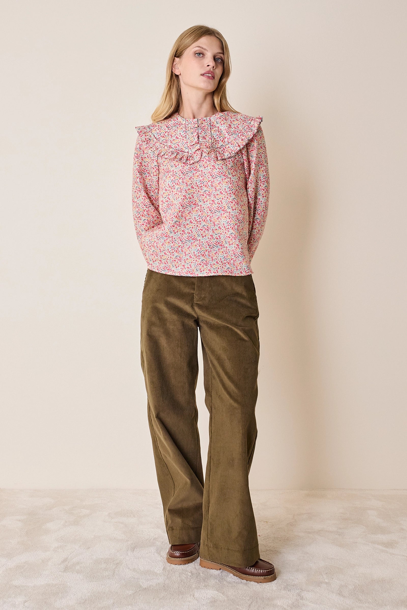 Cotton corduroy pants