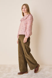 Cotton corduroy pants