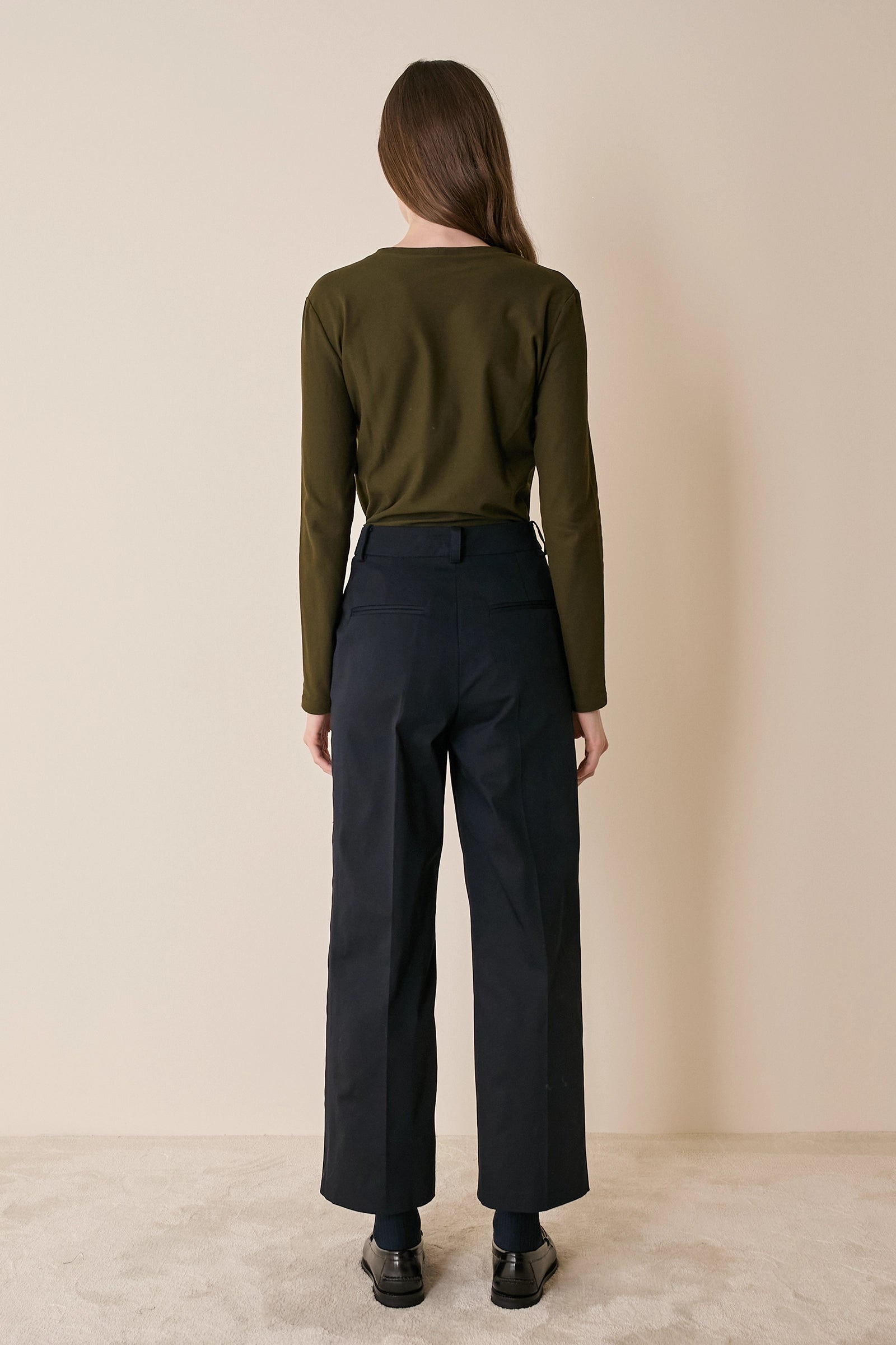 Timeless trousers in stretch cotton