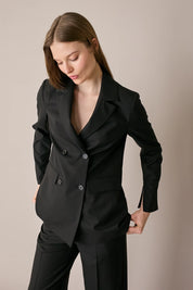 Lightweight wool and cashmere blazer