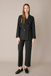 Lightweight wool and cashmere blazer