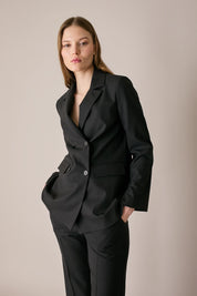 Lightweight wool and cashmere blazer
