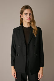 Lightweight wool and cashmere blazer