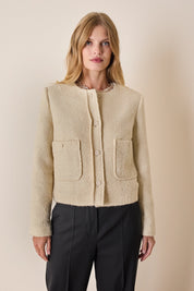 Giacca paricollo con taschini