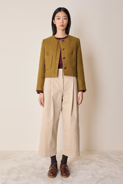 Giacca paricollo con taschini