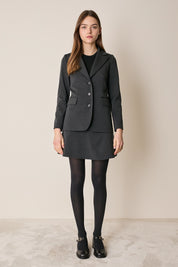 Wool jersey jacket