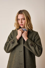 Cappotto stile loden in lana vergine
