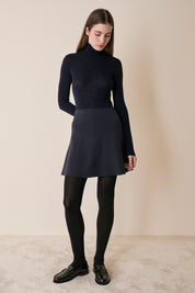 Gonna in jersey di lana