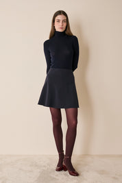 Gonna in jersey di lana