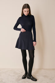 Gonna in jersey di lana