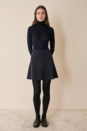 Gonna in jersey di lana