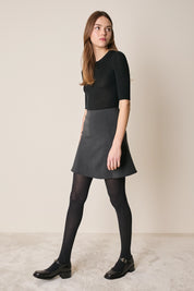 Gonna in jersey di lana