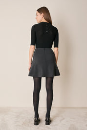 Gonna in jersey di lana