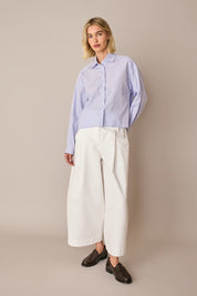Cotton boxy shirt
