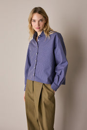 Cotton boxy shirt