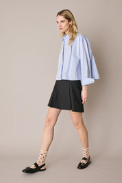 Camicia boxy con pieghe