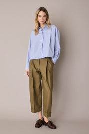 Camicia boxy con pieghe