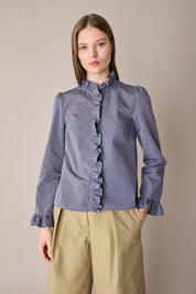 Camicia con volant